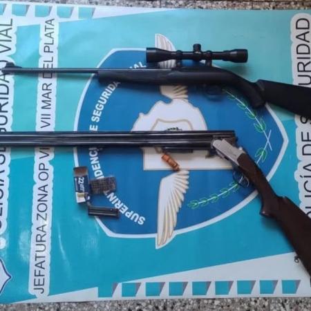 Ruta 86: Aprehenden a un hombre que circulaba con dos armas en su camioneta