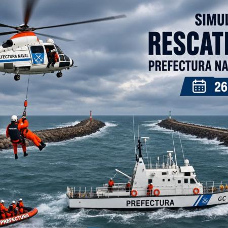 Simulacro de rescate en Puerto Quequén: Prefectura desplegará helicópteros, guardacostas y un operativo abierto a la comunidad