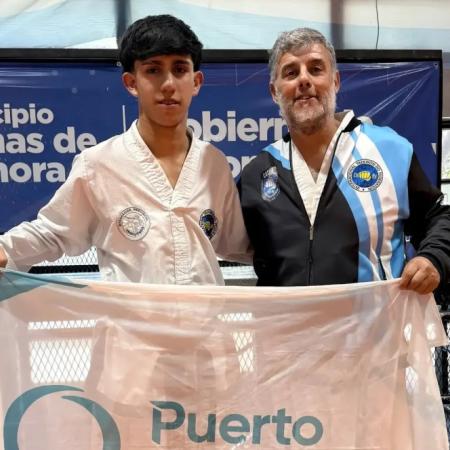 El taekwondista Rodrigo Colombani participó de un nuevo entrenamiento con la Selección Argentina