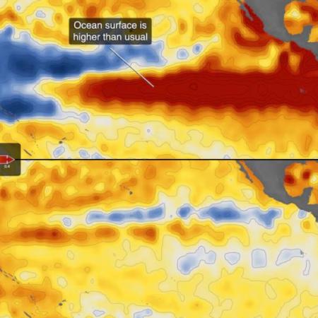 El Niño podría convertirse en uno de los más intensos desde 1950: las señales que detectan los satélites