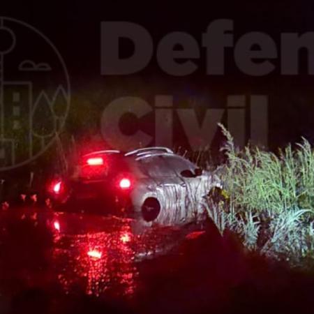 Un derrame de cereal sobre la Ruta 228 provocó un despiste que pudo terminar en tragedia