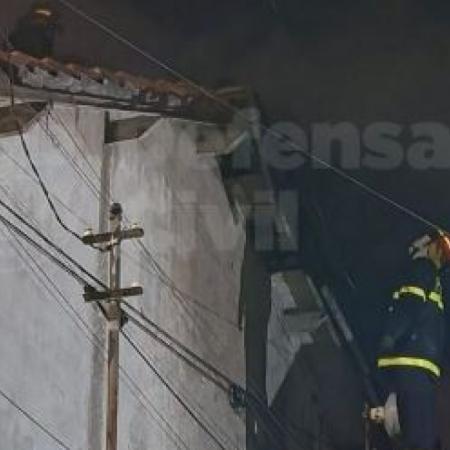 Controlaron un incendio en el cielorraso de una vivienda de Necochea